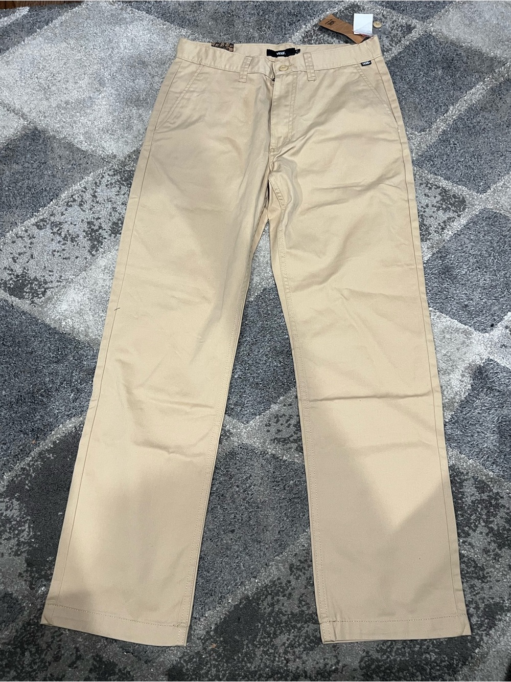 Vans Mens Tan Relaxed Fit Chino Pants size 31